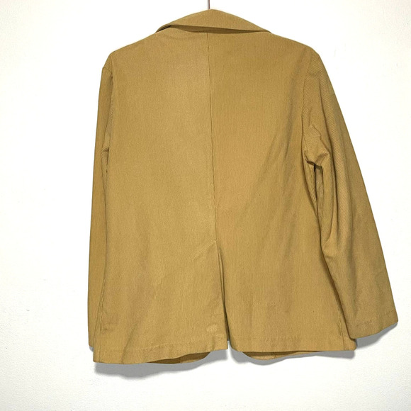 Vintage Lady Tulip Light Tan Front Button Womens Blazer size 38 - Picture 5 of 10